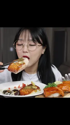 연어#mukbang #요리 #레시피 #fyp #먹방 