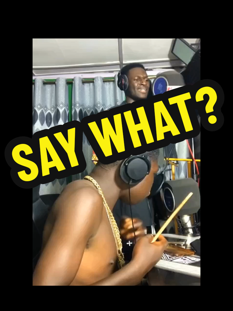 The mystery here is what exactly is he reading? #african #africa #yelling #rapping #rap #shouting #viralvideo #studio #session #funnyvideo #weird 
