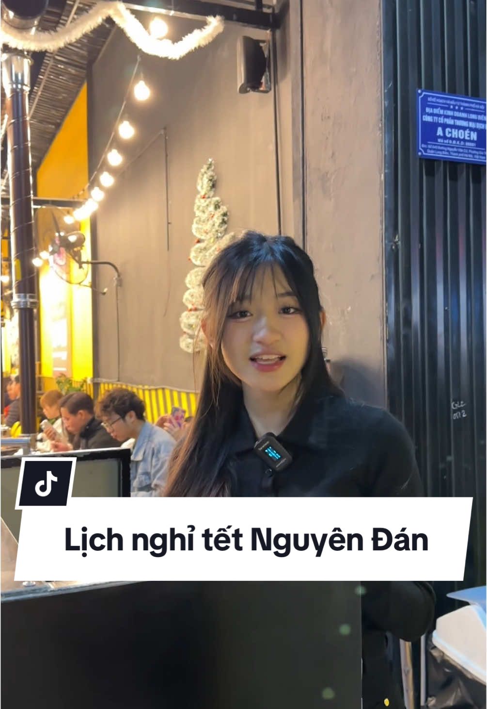 A Choén xin thông báo lịch nghỉ Tết đến anh chị ạ 🥰🥰 #benaachoen #achoen #LearnOnTikTok #viral 