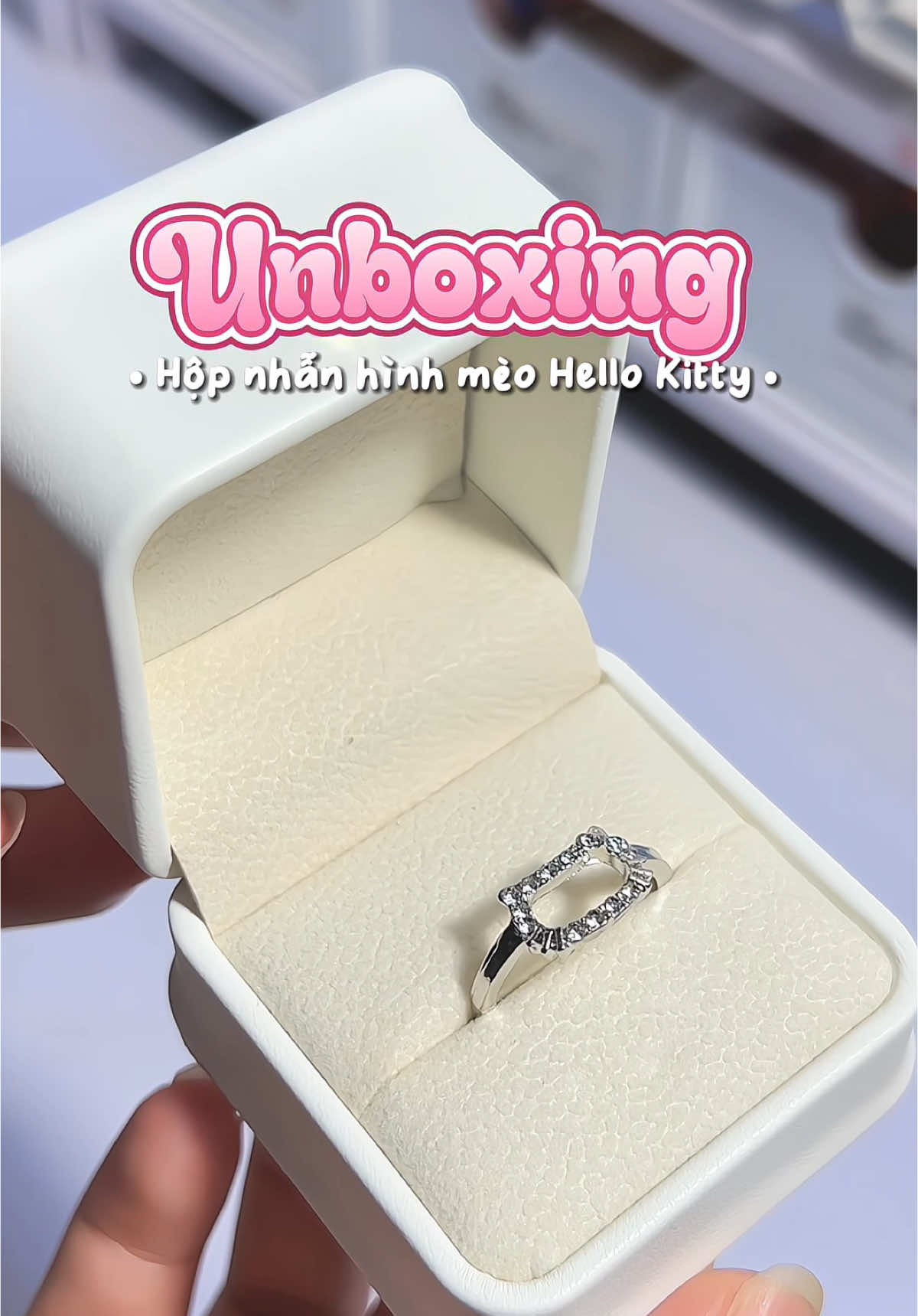 Một chiếc box nhẫn tặngg ngừi iuuu siu dễ thương🤩 #nhanhellokitty #boxnhancute #valentine #samtetbaivui #unbox #xh #xuhuong #fyp #foryou #unboxwithTep 