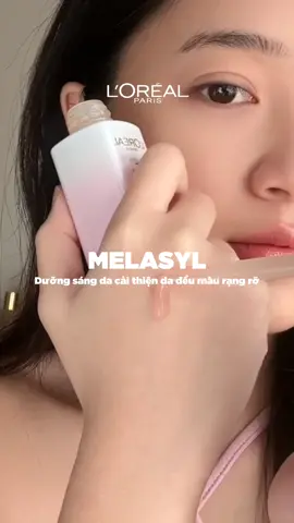 Dưỡng sáng da khoa học với serum Melasyl, kiên trì mỗi ngày kết hợp chống nắng che chắn kỹ để nhanh thấy hiệu quả nha 🥰 #lorealparis_vn #LOrealParis #goclamdep #reviewlamdep #muataitiktokshop #serummelasylhong #glycolicmelasyl #duongsangda 