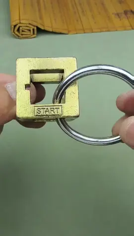 How can you remove the ring from this metal box?#puzzle#iq#iqtest