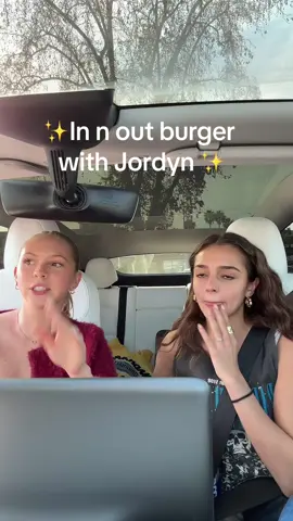 First time eating in n out 