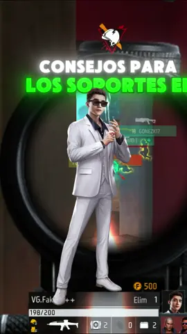 PARTE 45 de 60💣 | Consejos para soportes , like para parte 2👀🦁 #freefirethofficial 