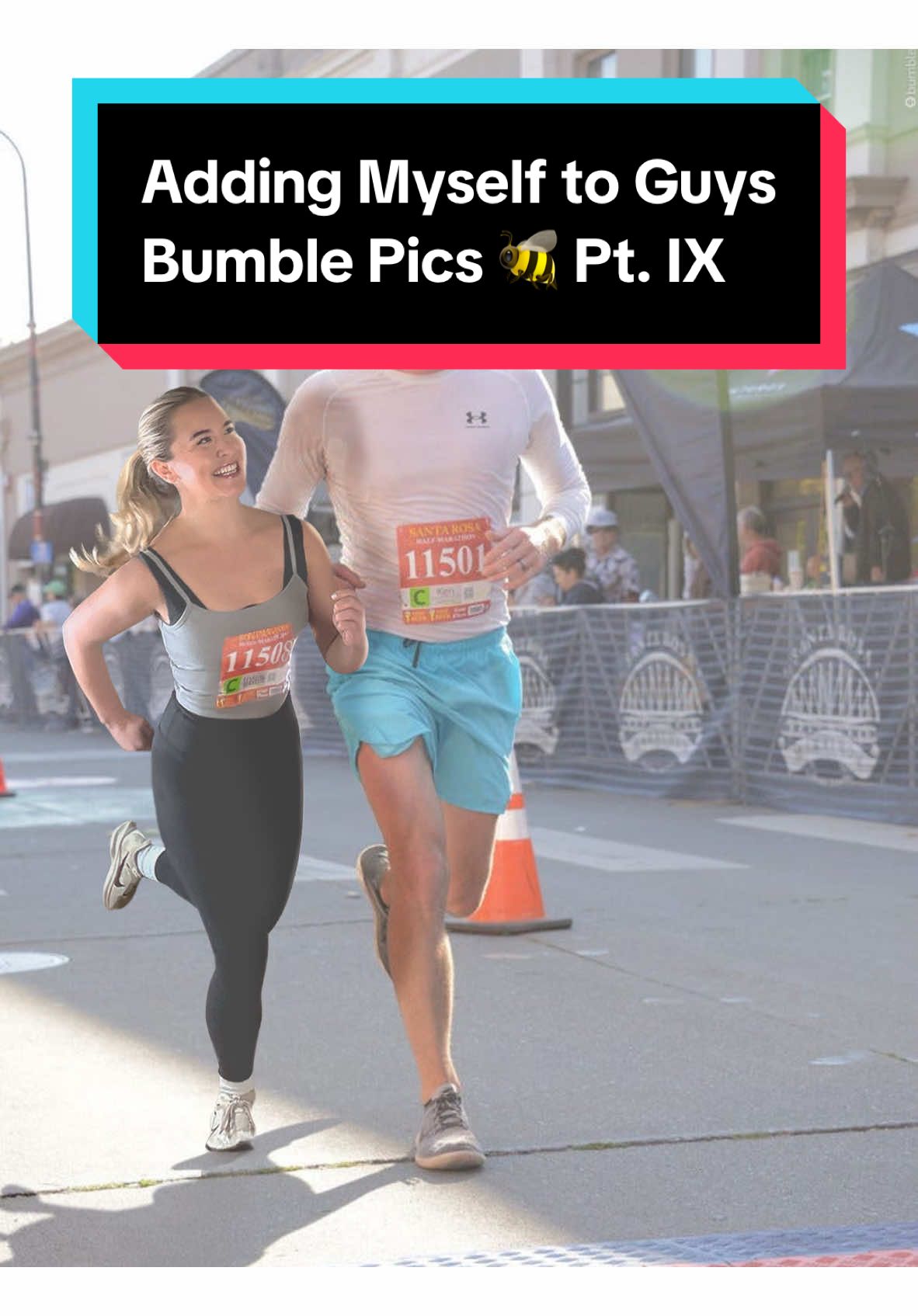 It's all about the chase, right? 🏃🏼‍♀️ #datingtips #bumble #photoshoptutorial #funny #series 