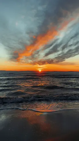 #sunset 23 january 2025, 05:42 PM 🌅 South of #France 🇫🇷 #beach #view #sunsetlover #sud 