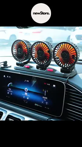 🔥 ¿Cansado del calor en tu auto? ¡Este ventilador triple cambiará tu vida! 🔥 🌬️ 3 cabezales giratorios que refrescan cada rincón de tu auto. ⚡ Fácil de instalar, solo conéctalo al encendedor y ¡listo! 🔇 Silencioso pero potente, perfecto para viajes largos o días calurosos. 💨 Control de velocidad ajustable, aire fresco como TÚ lo quieras. 🚗 Ideal para cualquier vehículo. No más niños quejándose en el asiento trasero, ¡todos frescos y felices! 📦 Oferta limitada: ¡No dejes que el calor te arruine el día! Haz tu auto más cómodo ahora. 🛒 Compra ahora y siente el cambio. Tu auto fresco en segundos. 🌟 🎯 Link en la bio. ¡Corre antes de que se agoten! 🙌