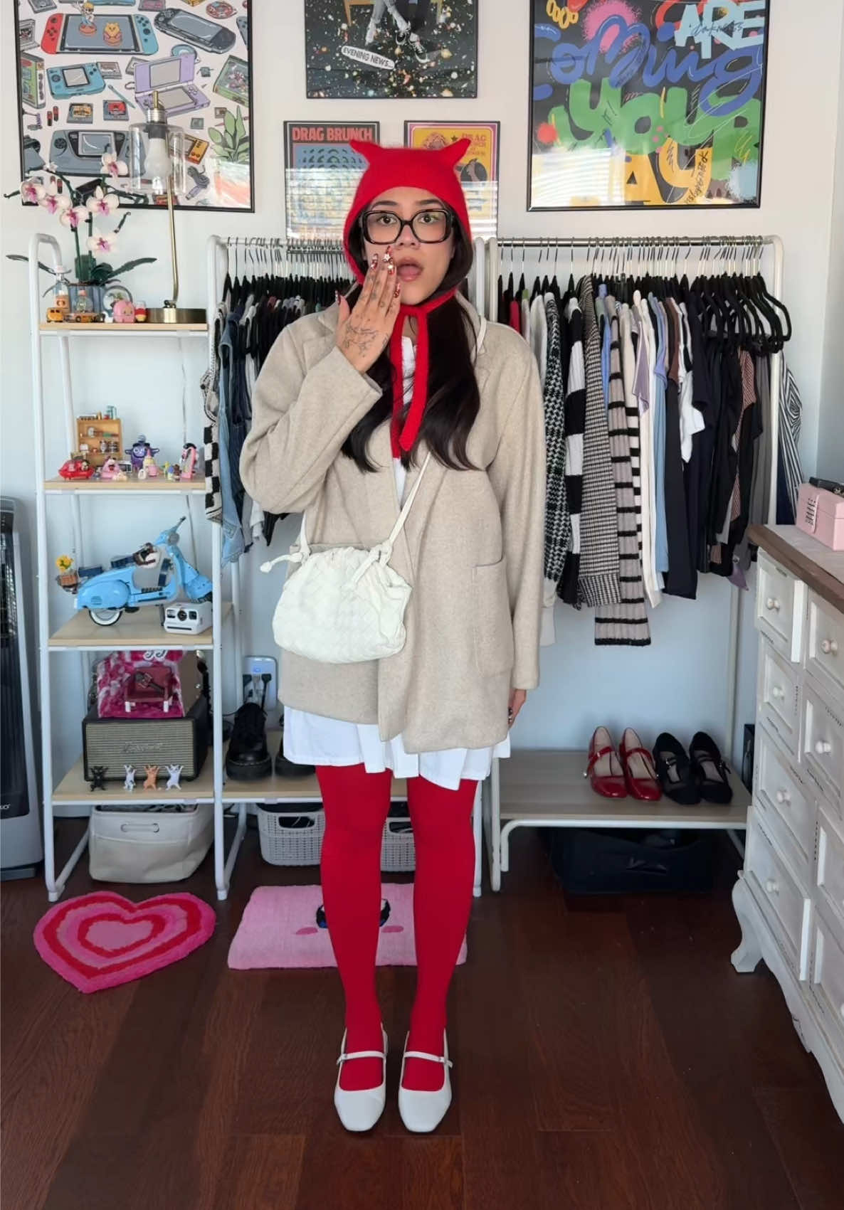 lowkey cosplaying a sonny angel 🪽👹 also peep my favorite nail set eva  #OOTD #outfit #outfitideas #fitcheck #cuteoutfits #inspo #inspooutfit #stylingideas #fashion #pinterestaesthetic #winteroutfit 