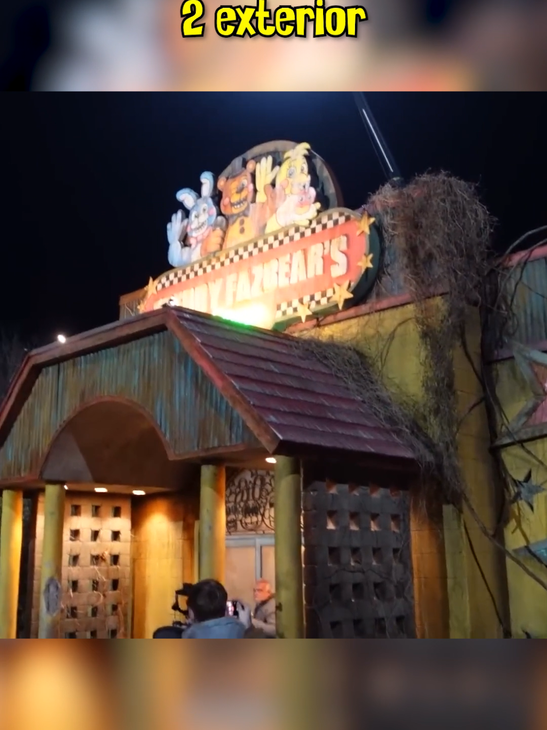 visiting the fnaf 2 movie exterior!!! #fnaf #fyp 