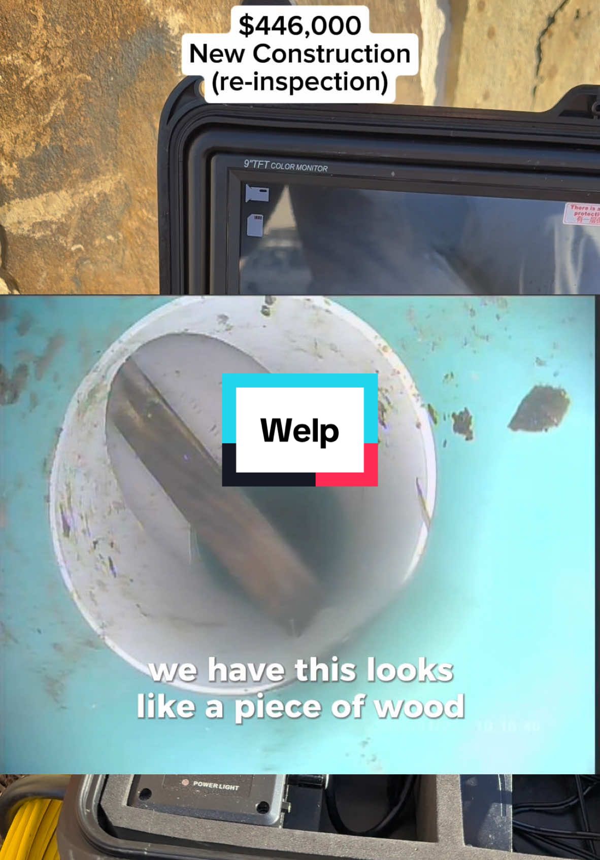 Did they fix everything?  #newconstruction #homeinspection #texasrealestate #dwrealestate #newhome #homeinspector 