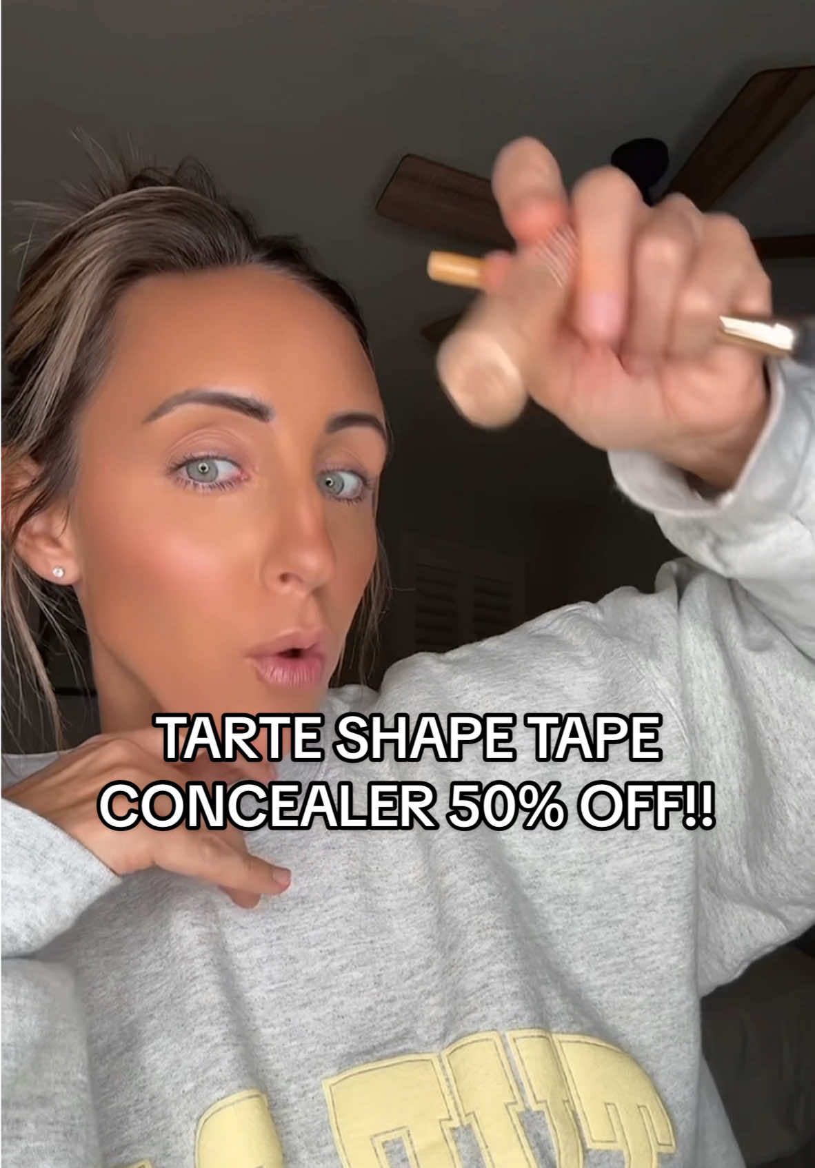 the dms I get 🙃 BUT tarte shape tape concealer is 50% OFF RIGHT NOW! biggest concealer deal of the year & the radiant has been my go-to! it’s perfect for ALL skin types 🫶🏼 + that glowwww ✨  #concealer #concealertutorial #concealertips #tarte #tartecosmetics #tarteshapetape #shapetape #makeup #makeuptok #BeautyTok #grwm #makeuptutorial I’m 