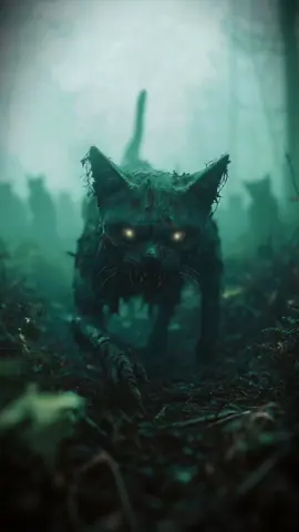 A zombie outbreak has infected the most unexpected population: cats. Their guttural meows and jerky movements now haunt the abandoned streets #aivideo #aianimation #aicommunity #weirdcore #creepytok #creature #horrortok #cat #cats #zombie#zombies#zombieappocalyse #