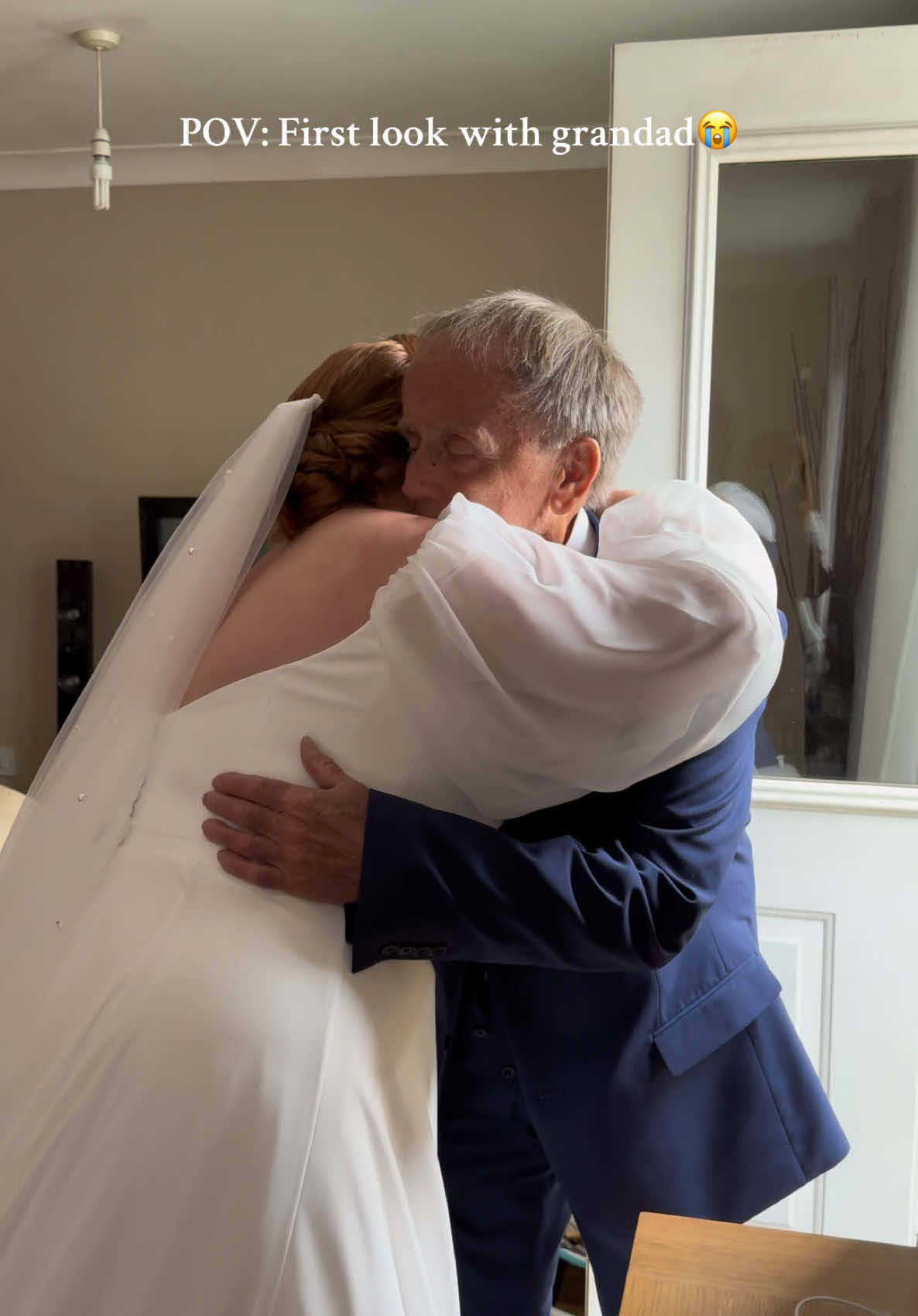 POV: First look with grandad😭 #weddingcontentcreator #grandad #firstlook #bride #weddingday 