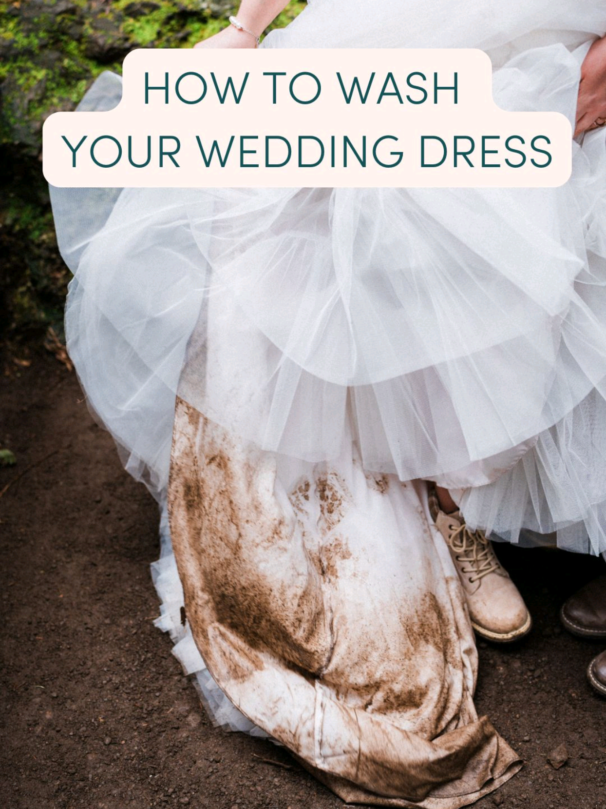 You won't believe how easy this is!  Thes best part of any elopement is when the dress gets dirty. It tells its own story whether trailing through mud, dust, pine needles, bugs, leaves or water, it collects momentos of the day in a beautiful dirt masterpiece that really is art in it's own! So just hand it off to mother nature and let the ocean add to its story ❤️ #beachwedding #weddinginspiration #weddinginspo #fyp #weddingtiktok #elopement 