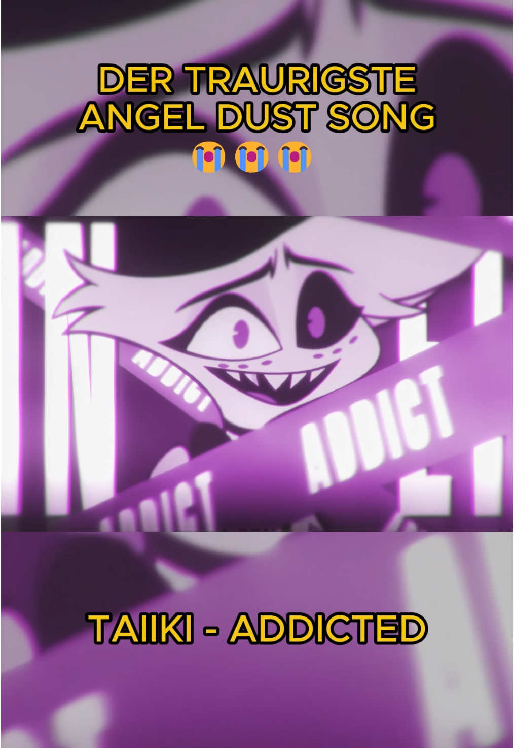 Ich bin ein Addict! 💜 #Taiiki #addicted #angeldust #hazbinhotelcover #fypシ゚ #singing #hazbinhotel #viral 