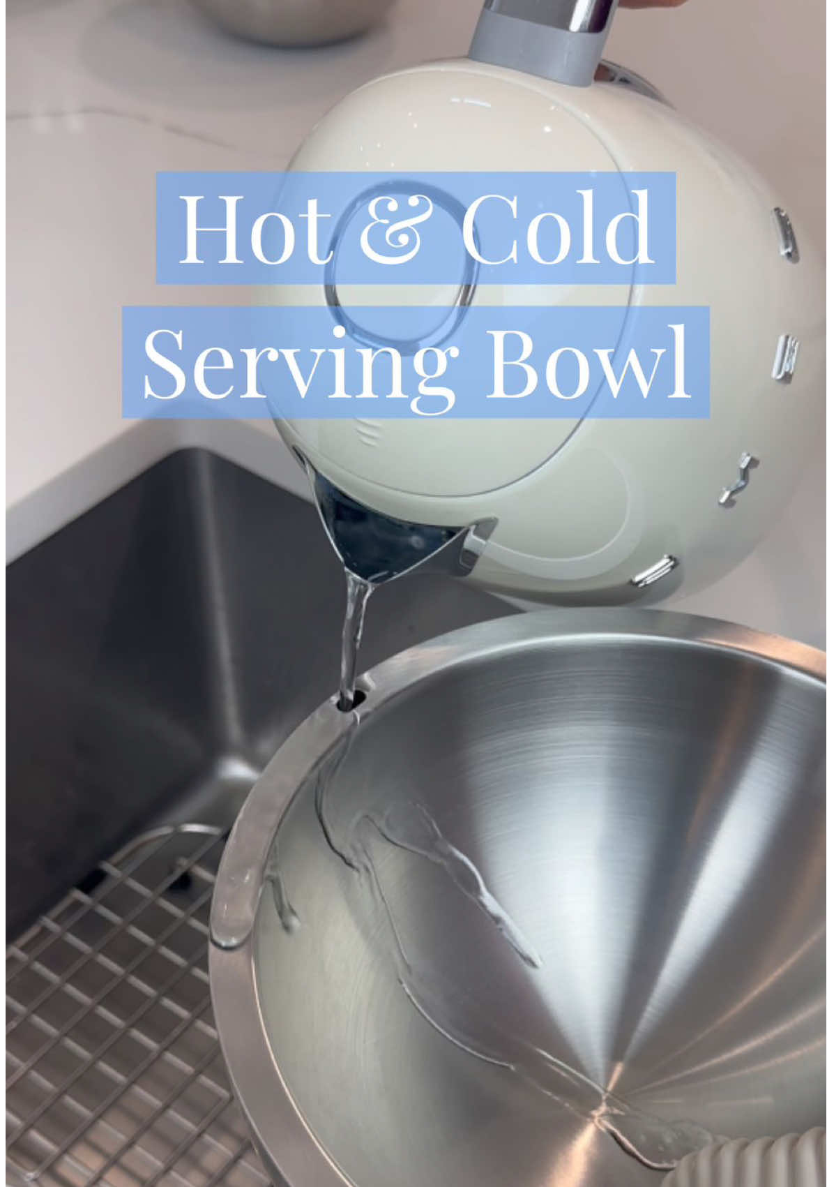 Hot & cold serving bowls 🙌 Find this under ✨Kitchen Finds✨ on my web🕸️site. #kitchengadgets #KitchenHacks #kitchenlife #homecooking 