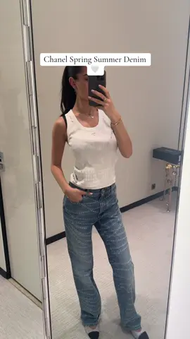 Absolutely obsessed with these jeans  #fashion #personalshopper #personalshopping #chanel #chanelprespring2025 #pressforchanel 