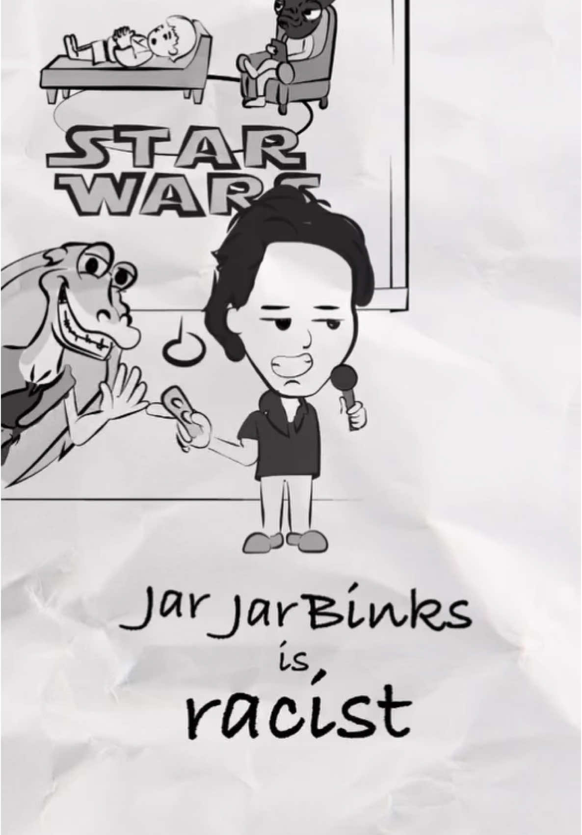 I’ve got a bad feeling about this. Shoutout Rob Brooks for this dope animation! #comedy #starwars #standupcomedy #fyp #foryoupage