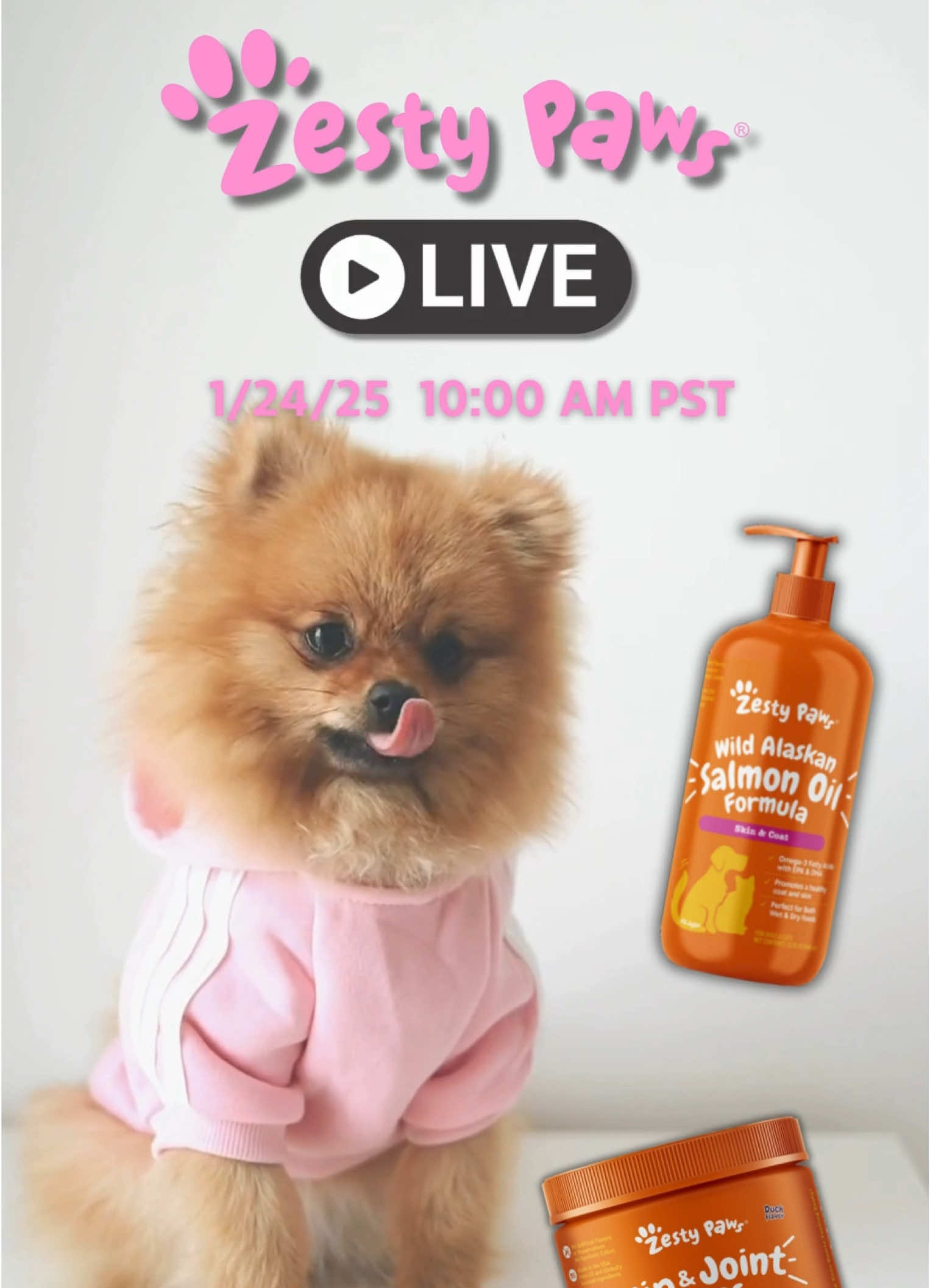Don’t miss out on another chance to stock up on your favorite products from Zesty Paws right here on TikTok! #ZestyPaws #livestream #tiktokshop #PetsOfTikTok #tiktokmademebuyit 