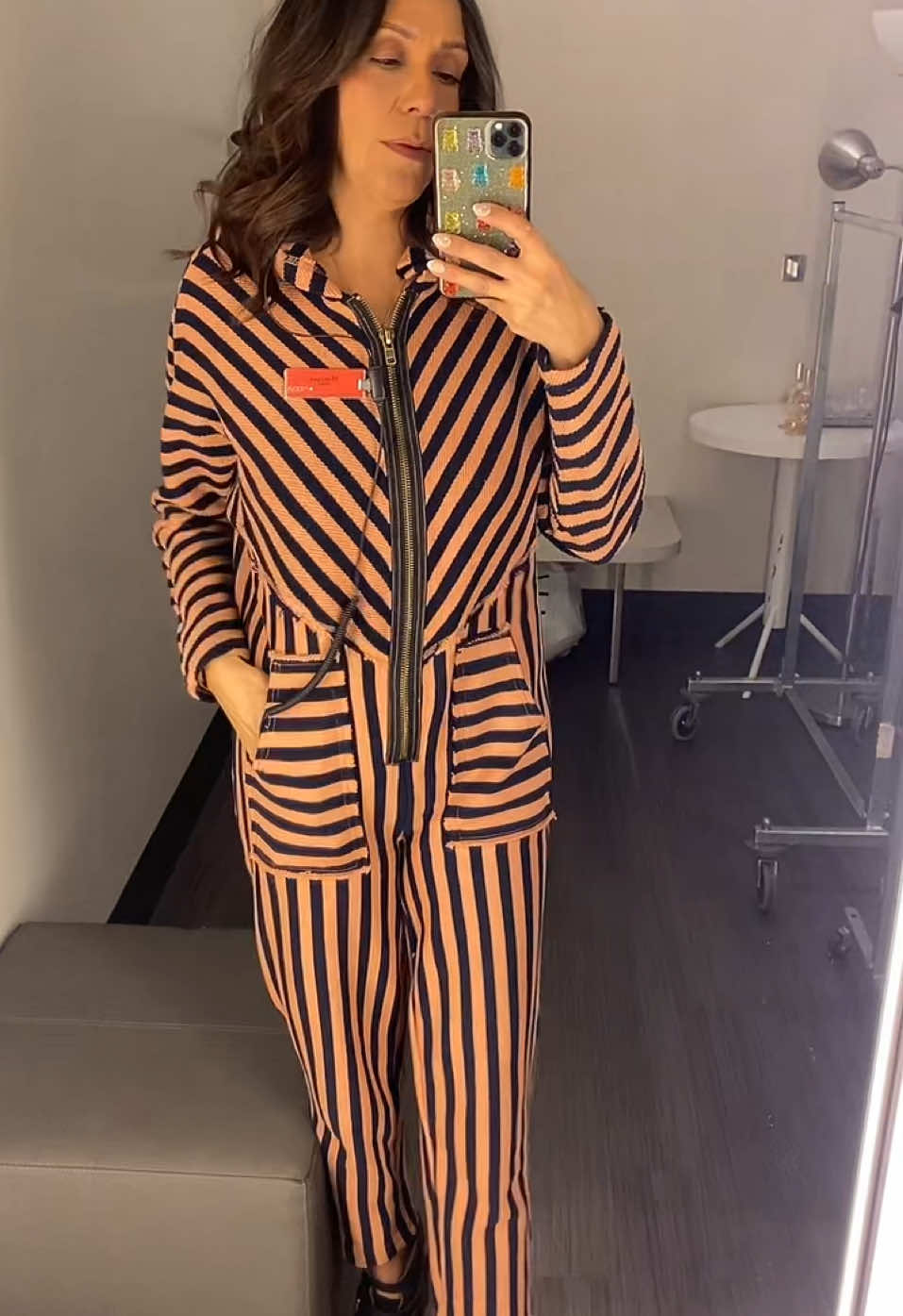 What I wore to work today💋 #OOTD #freepeople #freebirds #comfyoutfits #jumpsuit 