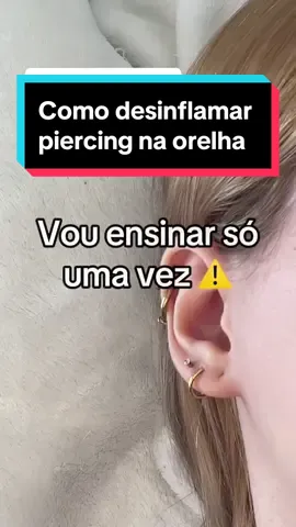 Respondendo a @🏐🎀✨💖 Para desinflamar piercing!!  #piercing 