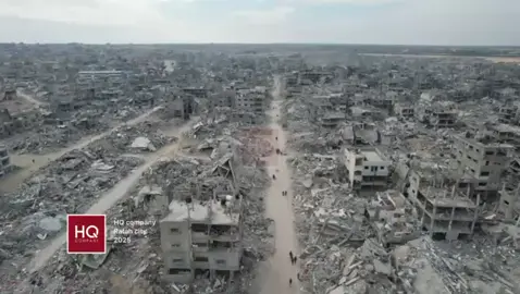 Le fotografie aeree mostrano parte della distruzione causata dall'occupazione nella città di Rafah, a sud della Striscia di Gaza تصوير جوي يظهر جزء من الدمار الذي خلفه الاحتلال في مدينة رفح جنوب قطاع غزة #gaza #rafah #palestine #israel #terror #war #israel 