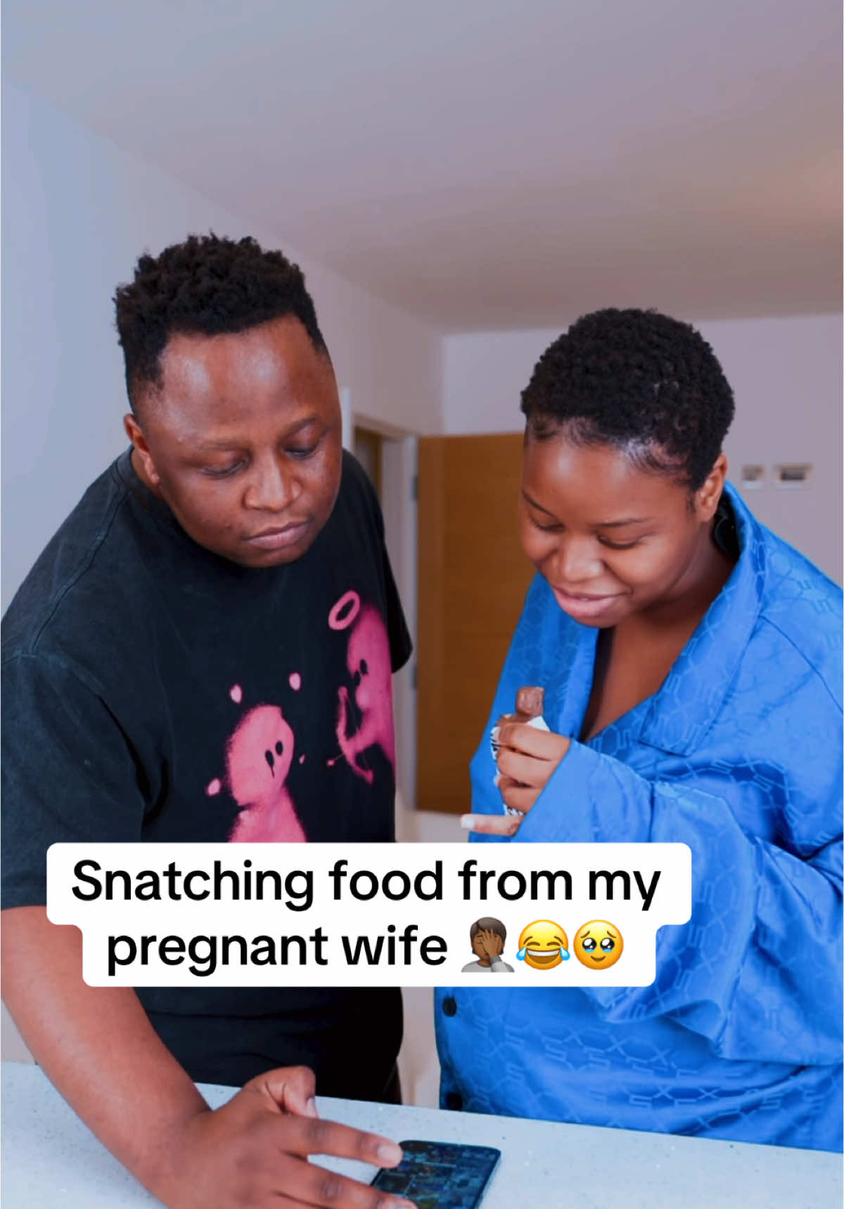 Snatching food from my pregnant wife 🤦🏾😂🥹#funnyvideos #foryou #fyp #pregnant 