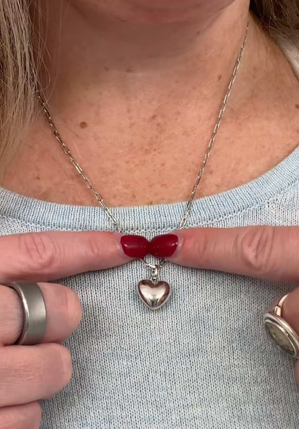 Puffed Heart Pendant for Valentines Day #valentinesdaygiftideas #valentinesdaygift #heartpendant #heartnecklace #valentinesday2025   