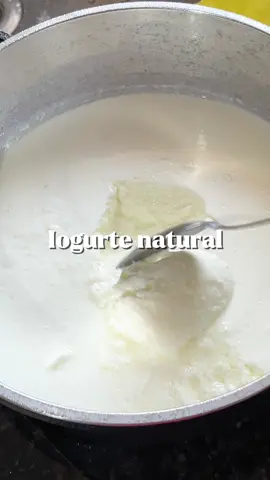 Iogurte natural🍶 Ingredientes: 1 litro de leite  1 copo de iogurte natural  2 ou mais colheres de leite em pó  Tire um pouquinho do leite e reserve. Em seguida, deixe o restante do leite QUASE ferver, quando formar uma espuma por cima, pode desligar.  Aguarde ele esfriar até conseguir colocar o dedo por 10 segundos. Pegue o leite que reservou e misture com o iogurte natural e com o leite em pó. Adicione na panela com leite fervido. Misture bem. Pronto, guarde na geladeira em um recipiente de vidro ou em uma garrafa. #receitas #receita #receitasfaceis #receitasfit #receitasimples #receitassaudaveis #receitafacil 