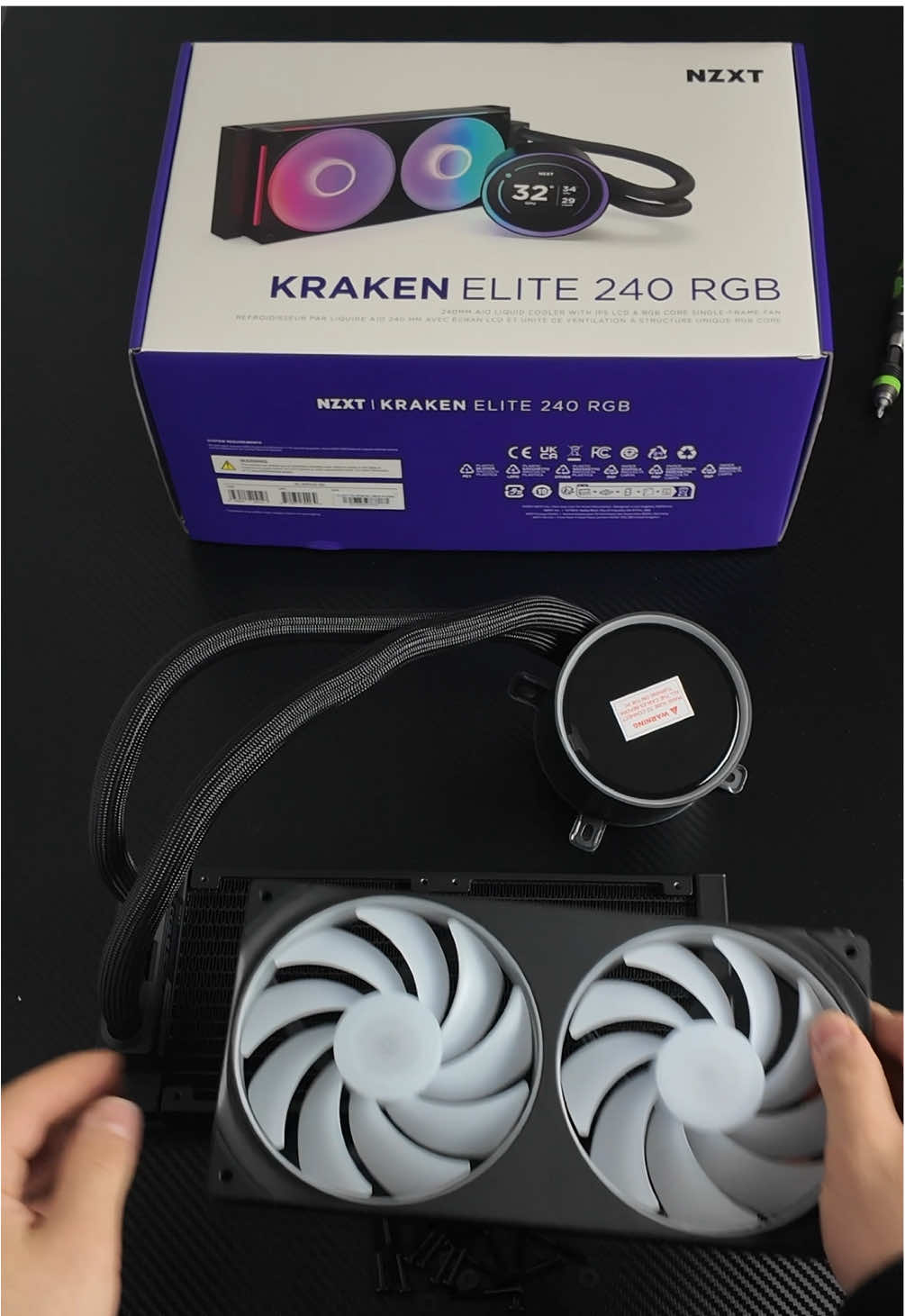 📦 Unboxing and installing the newest NZXT Kraken Elite 240 RGB AIO water cooler ... @NZXT  #pc #pcbuild #pcbuilding #pcbuilder #pcbuilds #pcsetup #pcgaming #gamingdesk #GamingSetup #gamingpc #gaming