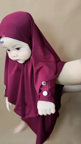 Abaya bayi super adem cuma 50ribuan #gamisanak #bajulebaran #abayabayi 