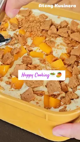 Mango graham ice cream 🍧🍦 #recipeoftiktok #icecream #mangograham #recipeoftheday #cooktok #Recipe 