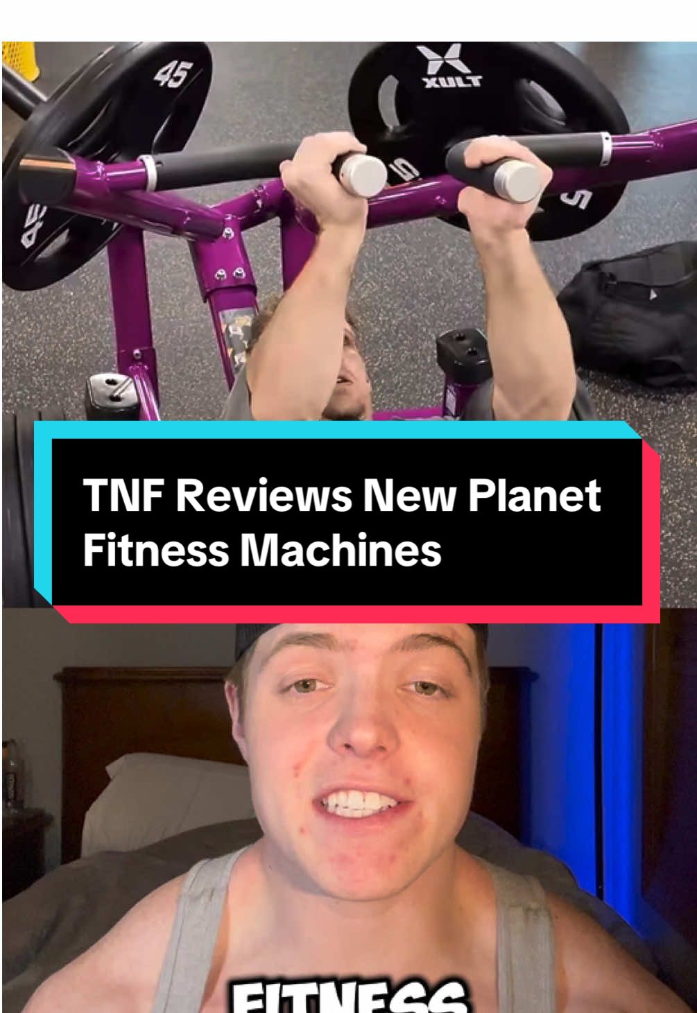 TNF Reviews New Planet Fitness Machines🤯 #Fitness #fyp #bodybuilding #physique #creatine #planetfitness #tnf #gym 