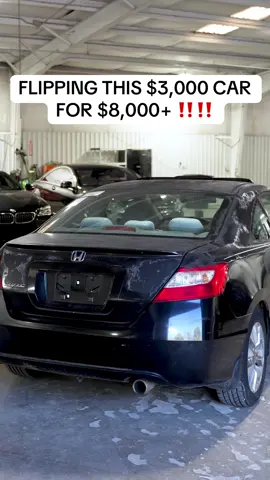 FLIPPING A $3,000 CAR #fyp #cars #dealership #cardealer #dealershiptiktok #dealershiplife #carbuying #cardealersbelike #auction #wholesale #flip
