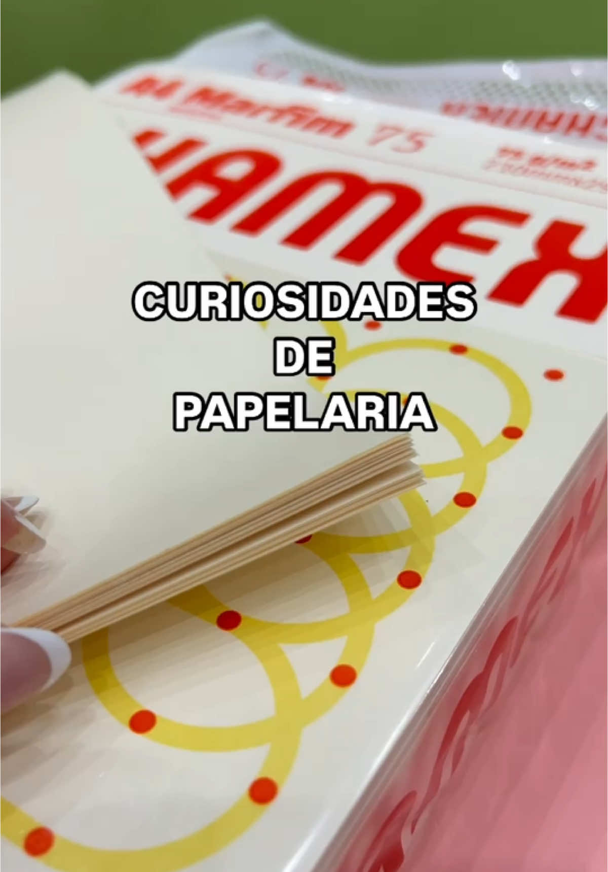 Já sabia dessa? 🥹💛 #papelaria #papelariafofa #papelariaadoramimos #papelariasp #paper #loucadapapelaria #materialescolar #folhasulfite #materialescritorio 