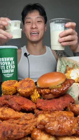 It’s 1 am #wingstop #daveshotchicken #wings #eating #mukbang #mukbangeatingshow #fyp 