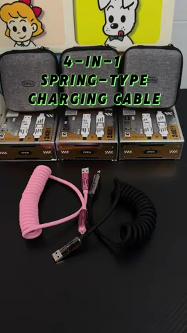 This 4-in-1 fast charging cable is an absolute bargain!Grab this up before they sold out!  #charger #mfish #usbc #cable #tiktokmademebuyit #foryou #tiktokshop #4in1 #ipad #androidcharger #fyp #mfish #iphone #gift 