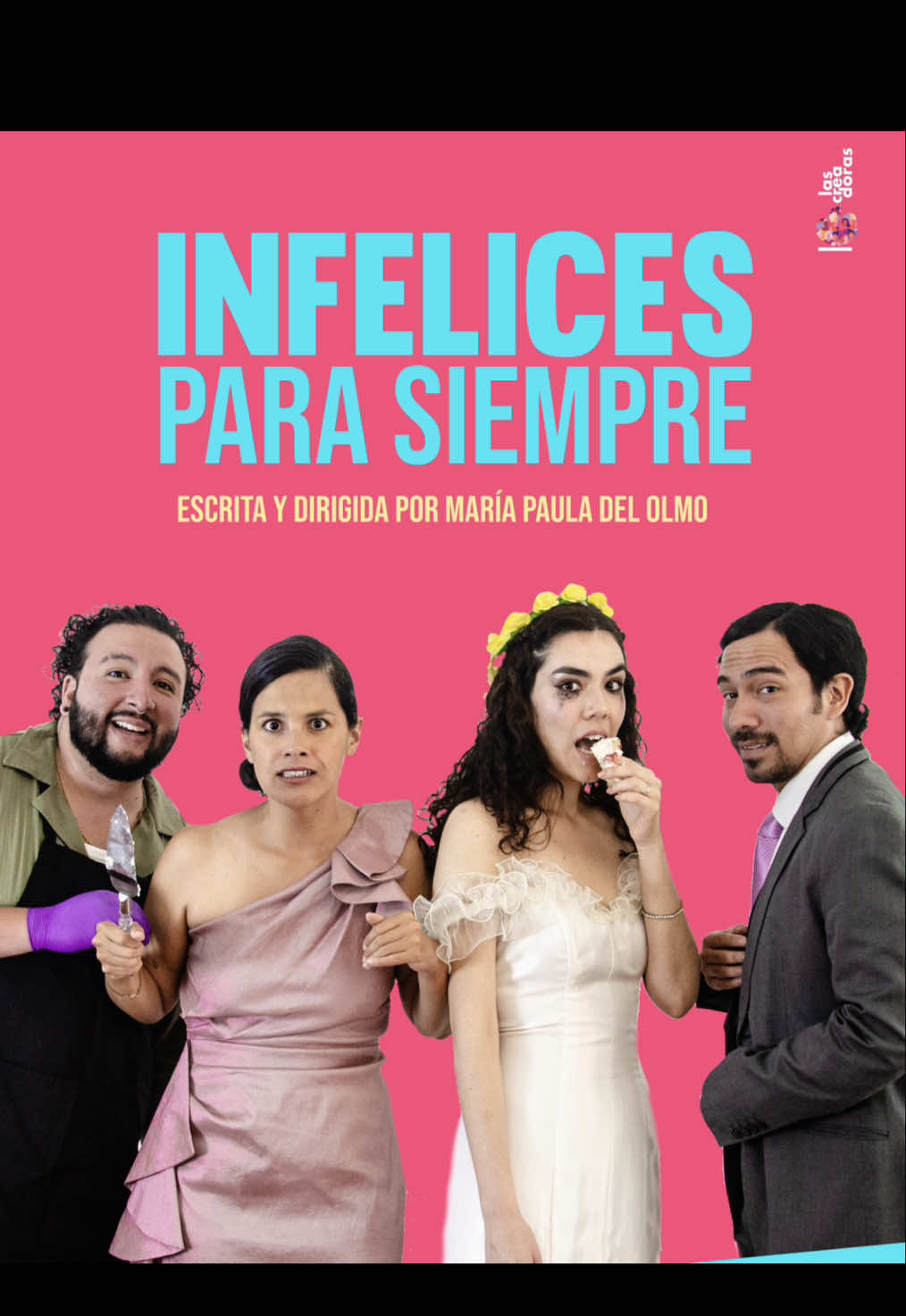 Solo quedan 3 funciones! INFELICES PARA SIEMPRE 🎭 Una novia se escapa de la iglesia y entra corriendo a un bar ¿Podrán convencerla de que vuelva al altar? 🗓️Viernes 8pm Casa Bulbo (Bolognesi 660 - Barranco) 🎟️Compra tus entradas en el IG  de @_lascreadoras  #barranco #teatro🎭 #comedia #limaperu #comediateatral 
