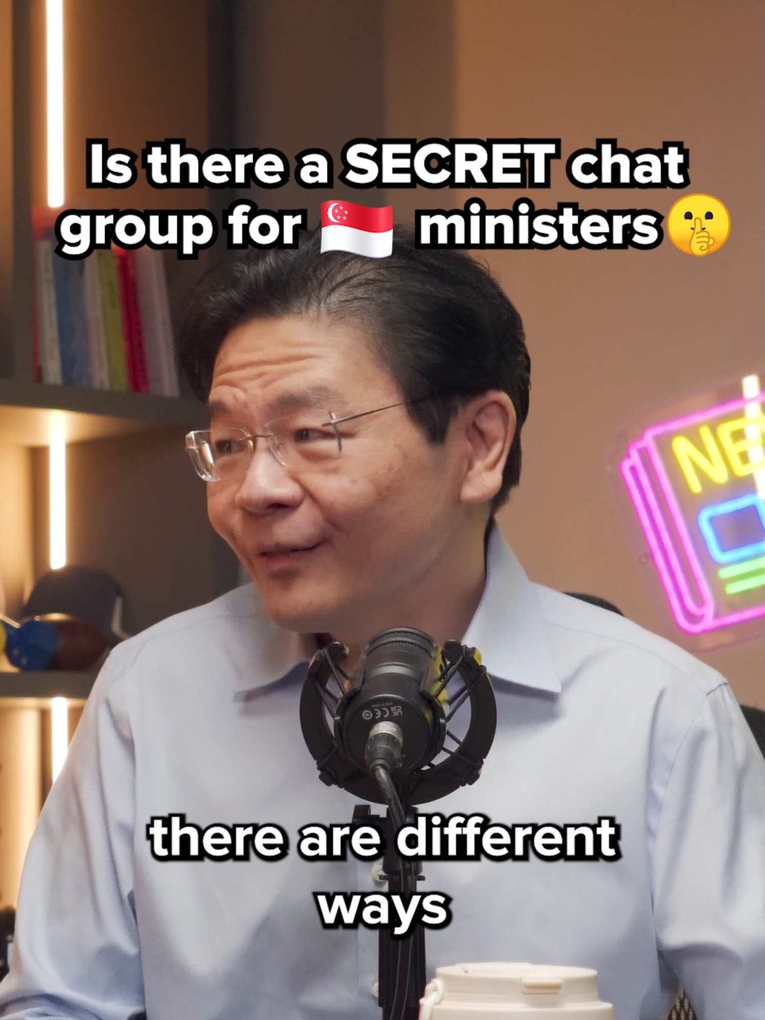PM Wong answers: Does the Singapore government have a TOP SECRET chat group?? 🤔 FULL interview with PM Wong is out now on The Daily Ketchup's YouTube channel: https://www.youtube.com/watch?v=1UgdV26k034 #lawrencewong #pmwong #singapore #sg #tiktoksg #trending #fyp #fypsg #foryoupage #podcastclips #dailyketchup