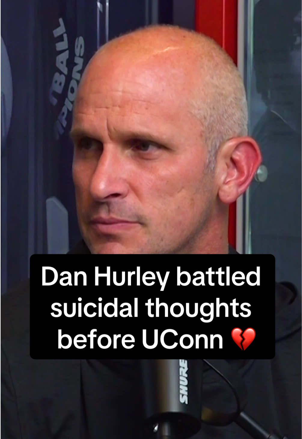 UConn coach Dan Hurley battled suicidal thoughts 💔 #MentalHealth #uconn #danhurley 