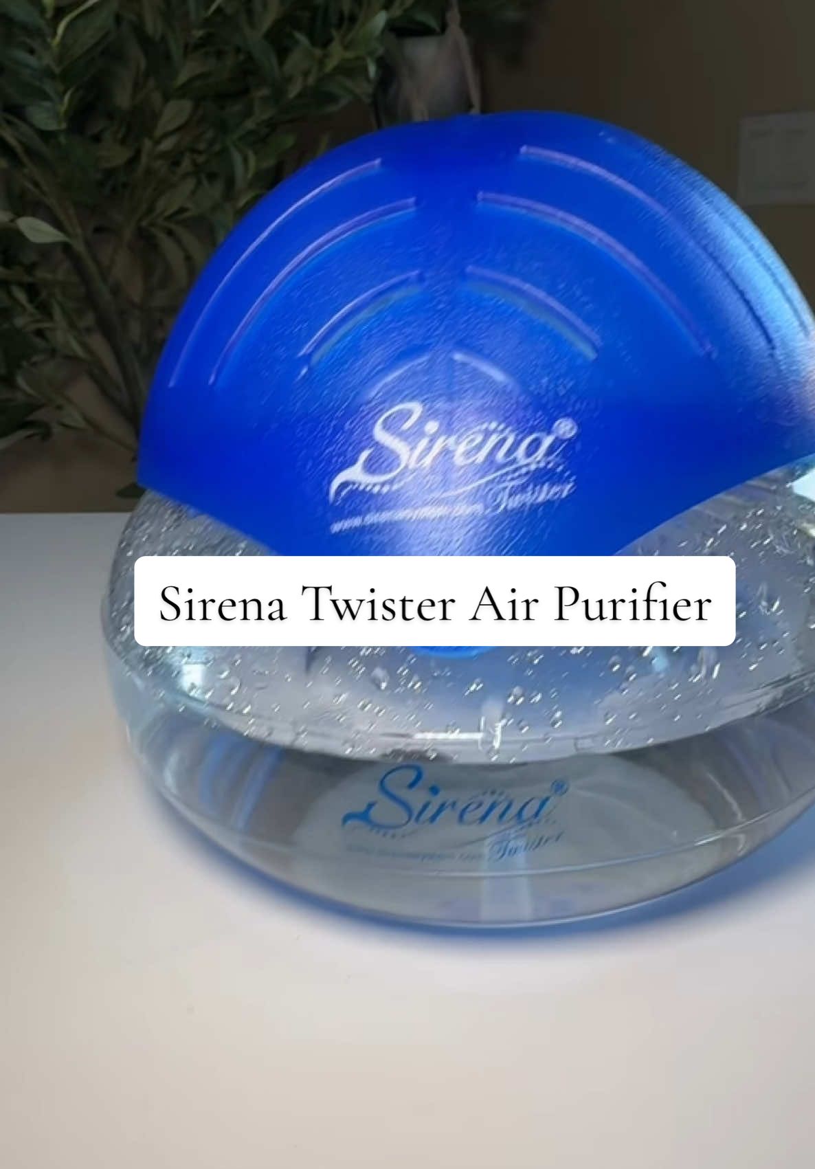 Freshen Your Space! 🌬️ The Sirena Twister Air Purifier (Blue) features a water filter, essential oil diffuser, LED night light, and powerful air cleaning for smoke & pets. Perfect for home or office! @Sirena Inc #sirenaairpurifier #airpurifier #HomeEssentials #TikTokShop 