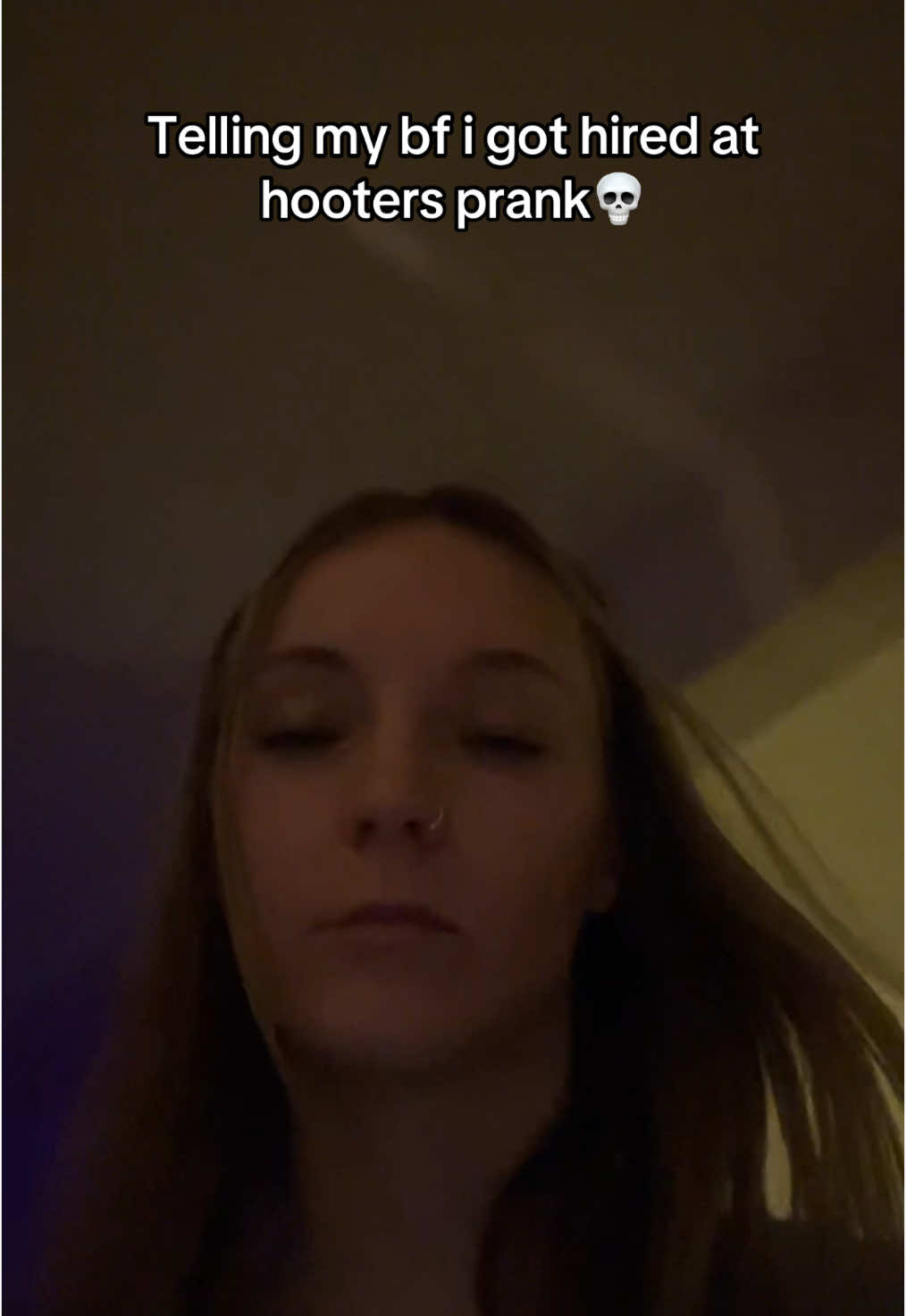 It took him a minute to realize😭 #fyp #foryoupage #couple #couplecomedy #trending #viral #prank #lukeandgracie 