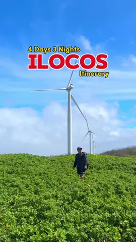 Here’s a sample Ilocos itinerary na pwede nyong gayahin kung nagpaplano kayong mag Ilocos soon 😊 #ilocos #itinerary #paoaychurch #paoaysandunes #pagudpud #saudbeach #banguiwindmills #baruyenriver #vigan 