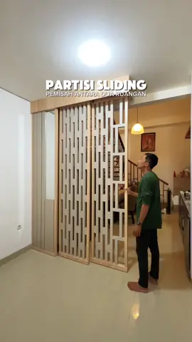 Pertisi sliding penyekat ruangan #interior #furniture #interiorbogor #furniturebogor #partisi #partisisliding #penyekatruangan 