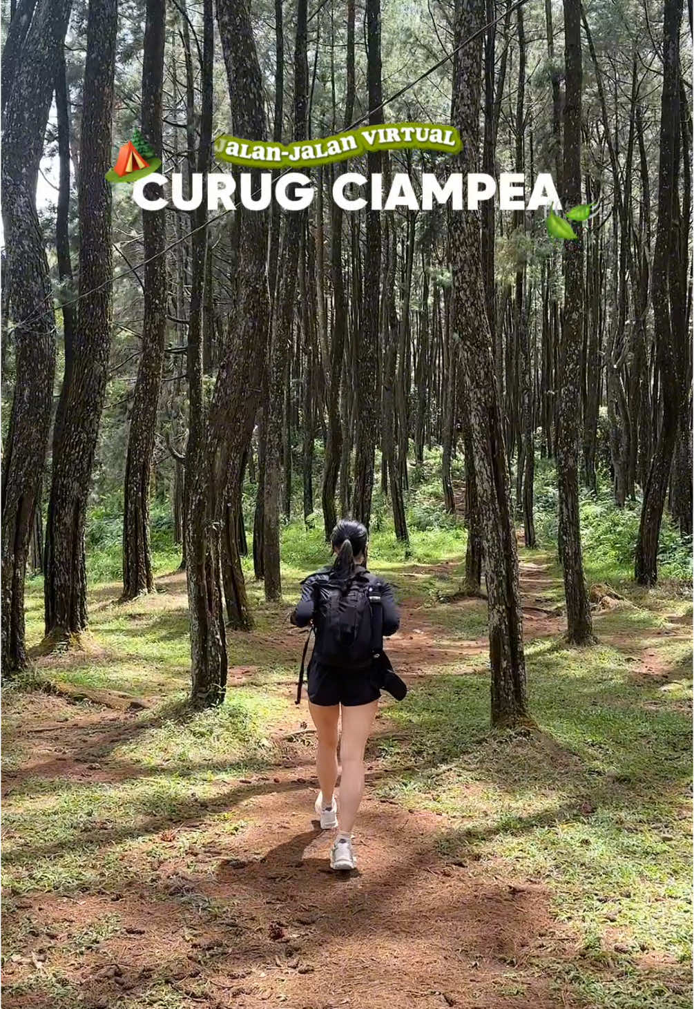 Hidden gem curug cuman 2 jam dari Jakarta✨🍃 bisa camping jugaa. Seruuuww #adventure #curugbogor #curugciampea 