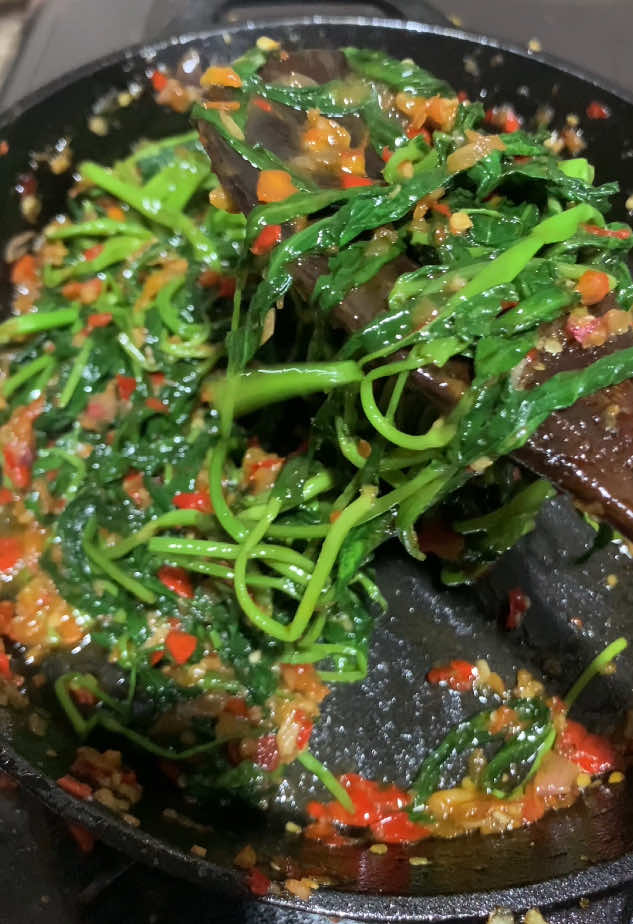 Resep oseng kangkung versi mas loso,,dengan panci mawah anti karat@Koch&Backen#kulinerti #kulinerindonesia🇮🇩 