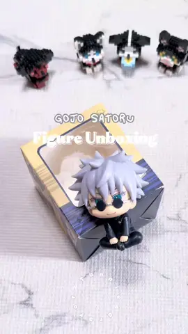 Look who’s here!! Gojo Satoru mini figure finally arrived🥹 #unboxing #figure #cute #anime #gojousatoru #jujutsukaisen #aesthetic #lookupfigures #jjk #gojo 
