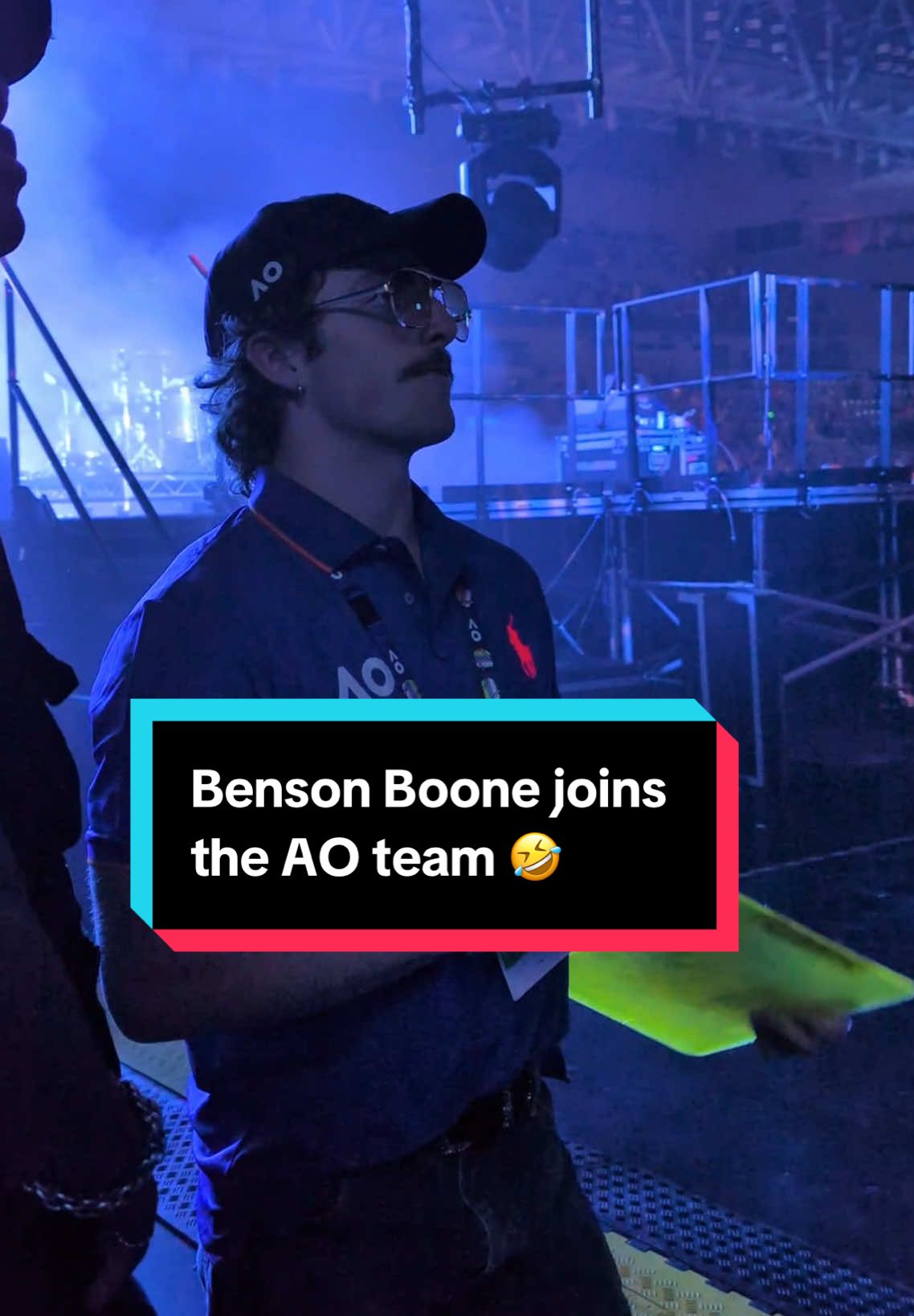 Welcome to the team, @Benson 🤣 #AO2025 