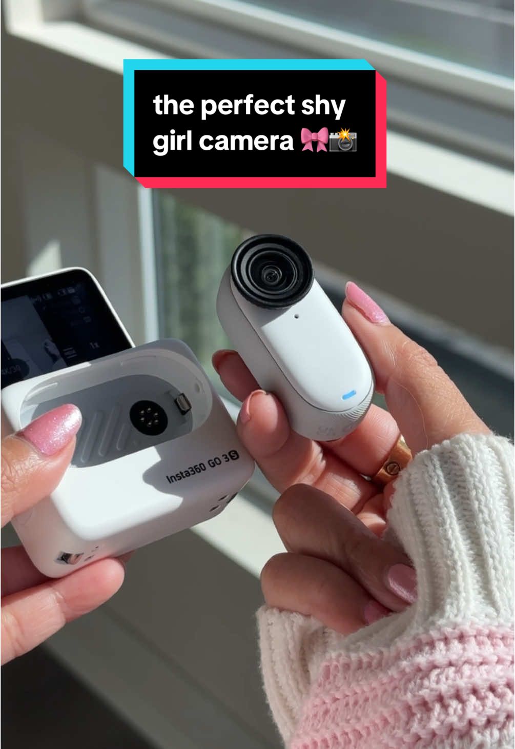 found the perfect shy girl camera 🥹🎀📸 #vloggingcamera #vlogging #vlogcamera #insta360 @insta360_official 