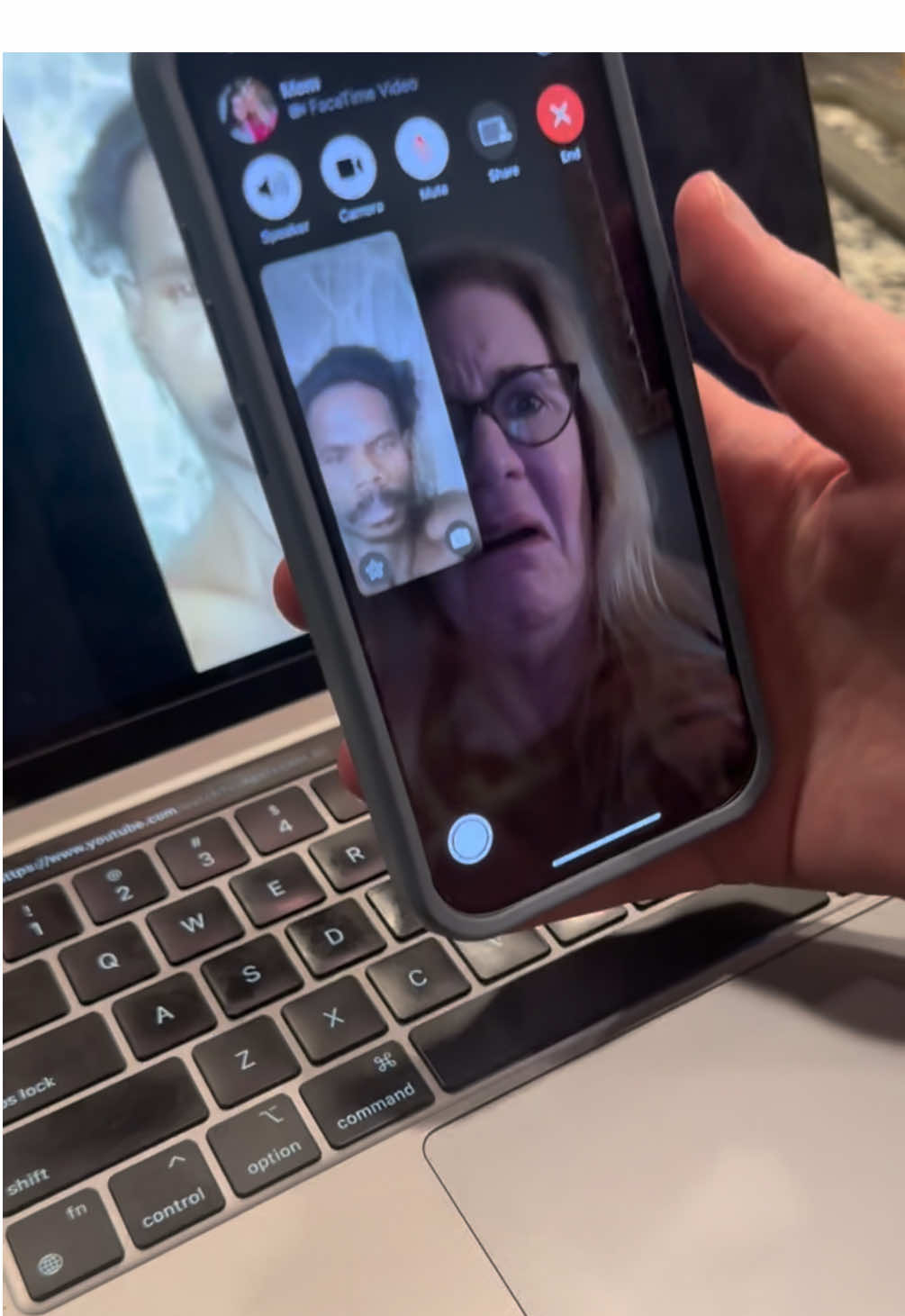 Really expected a scream but this will do… Sorry mom!  #prank #prankvideo  #prankfacetime #MomsofTikTok #protectivemom #mom #fyp #sorrymom #sorrynotsorry #lol #funnyvideo #facetime #911 #emergency #trendingvideo #trend #foryoupage #taken  @Kree10 